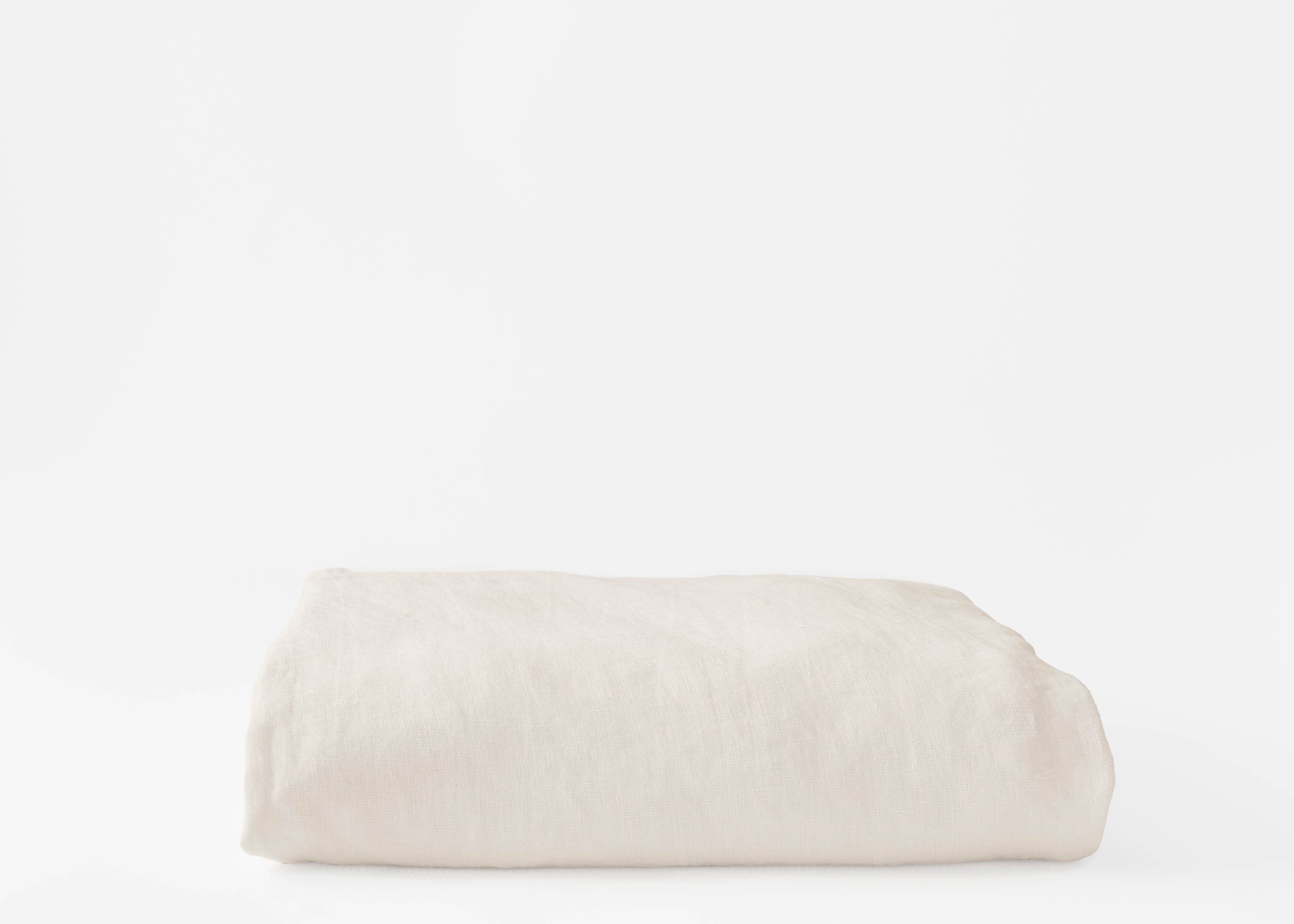 hemp duvet cover in light beige